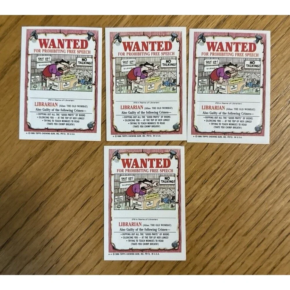 Nicky Hickey Hank E. Panky 1986 Topps Garbage Pail Kids OS4 Lot 4 Cards